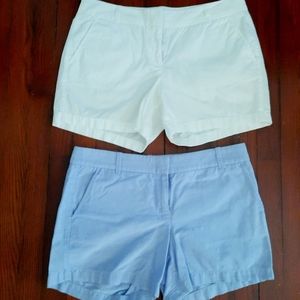 J Crew Chino Shorts 4" inseam- 2 pairs